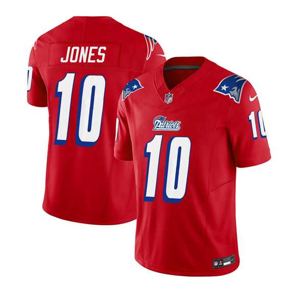 Men & Women & Youth New England Patriots #10 Mac Jones Red 2023 F.U.S.E. Vapor Limited Jersey